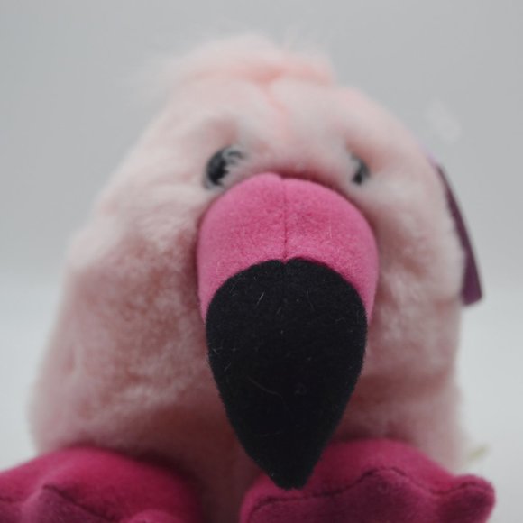 Flo the Flamingo Puffkins by Swibco Style 6644 Bean Bag Plush - Picture 8 of 8